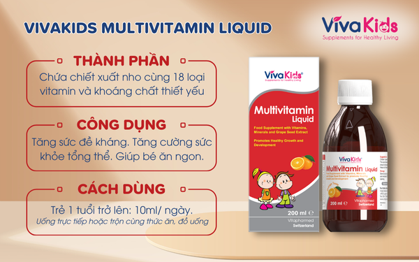 Vivakids Multivitamin Liquid