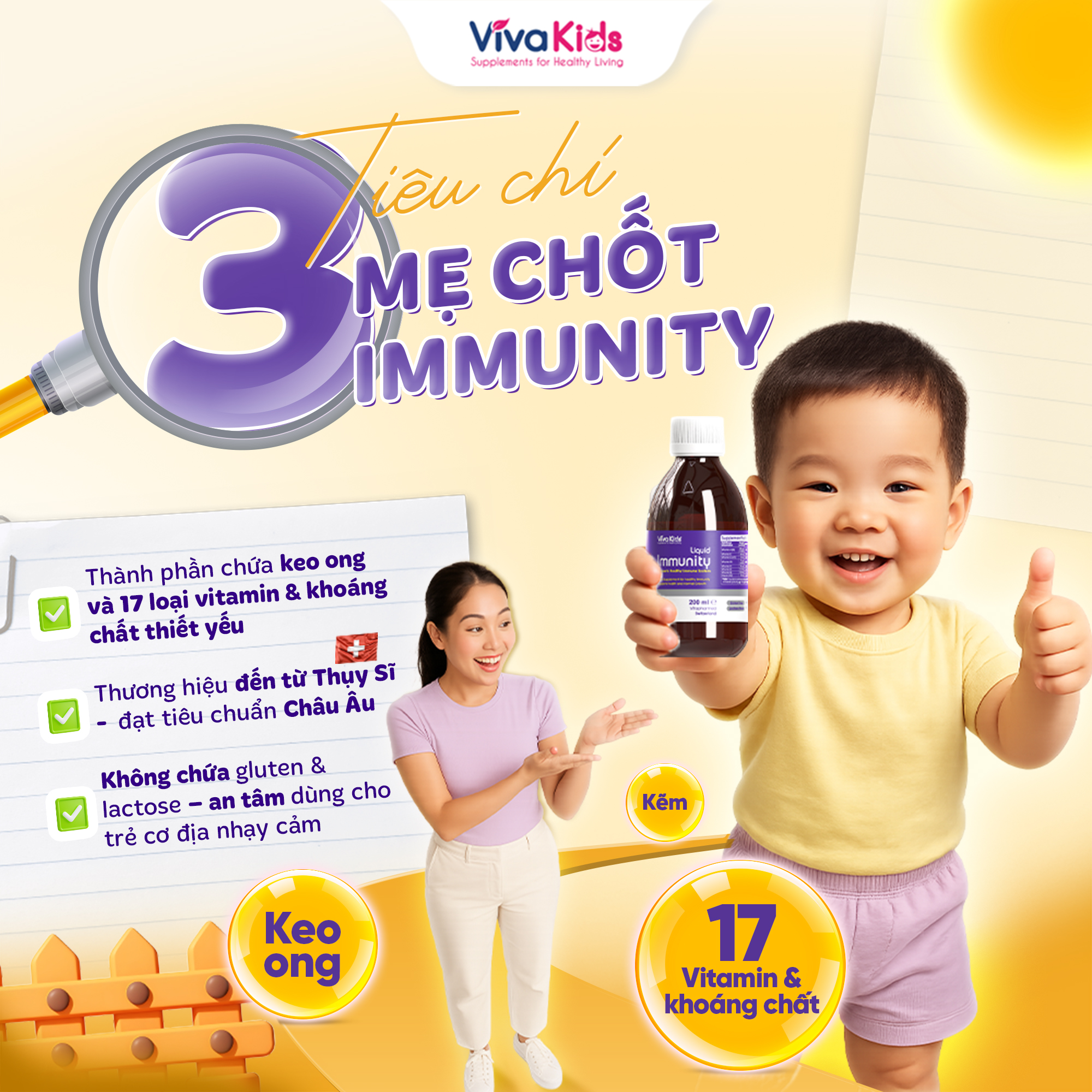 Tăng đề kháng Immunity Vivakids 