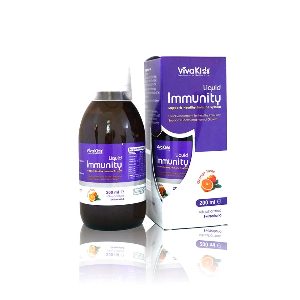 VivaKids Immunity Liquid lọ 200ml - Tăng đề kháng từ Keo Ong Xanh Brazil